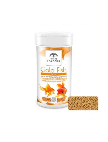 White Balance Gold Fish Pellets Japon Balığı Balık Yemi 100ml White Balance Gold Fish Pellets Japon Balığı Balık Yemi 100ml